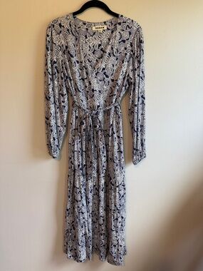 Boden Multi Tiered Wrap Maxi Dress, size 6P